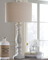 J&M Furniture - Ashley Furniture - Bernadate Table Lamp (Set of 2) - Poly Table Lamp (Set of 2) - L235344